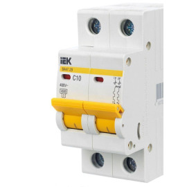Выключатель автоматический модульный 2п C 10А 4.5кА ВА47-29 KARAT IEK MVA20-2-010-C
