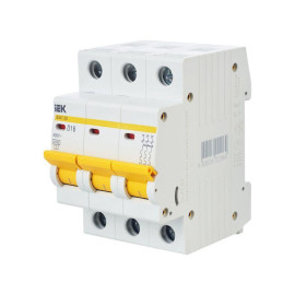 Выключатель автоматический модульный 3п D 16А 4.5кА ВА47-29 KARAT IEK MVA20-3-016-D