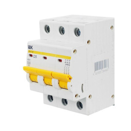 Выключатель автоматический модульный 3п C 25А 4.5кА ВА47-29 KARAT IEK MVA20-3-025-C