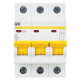 Выключатель автоматический модульный 3п D 25А 4.5кА ВА47-29 KARAT IEK MVA20-3-025-D