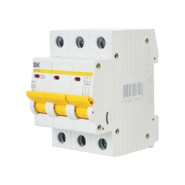 Выключатель автоматический модульный 3п D 25А 4.5кА ВА47-29 KARAT IEK MVA20-3-025-D