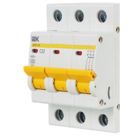 Выключатель автоматический модульный 3п C 32А 4.5кА ВА47-29 KARAT IEK MVA20-3-032-C