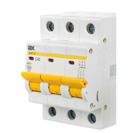 Выключатель автоматический модульный 3п C 40А 4.5кА ВА47-29 KARAT IEK MVA20-3-040-C