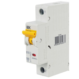 Выключатель автоматический модульный 1п B 10А 6кА ВА47-60M KARAT IEK MVA31-1-010-B