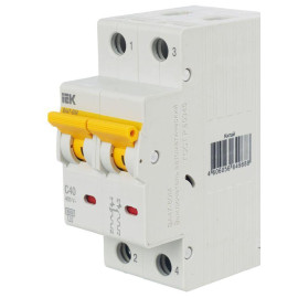 Выключатель автоматический модульный 2п C 40А 6кА ВА47-60M KARAT IEK MVA31-2-040-C