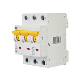 Выключатель автоматический модульный 3п C 63А 6кА ВА47-60M KARAT IEK MVA31-3-063-C