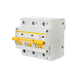 Выключатель автоматический модульный 3п C 25А 10кА ВА47-100 KARAT IEK MVA40-3-025-C