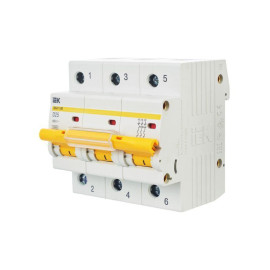 Выключатель автоматический модульный 3п D 25А 10кА ВА47-100 KARAT IEK MVA40-3-025-D