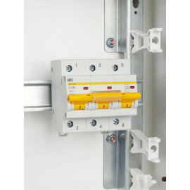 Выключатель автоматический модульный 3п C 100А 10кА ВА47-100 KARAT IEK MVA40-3-100-C