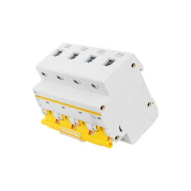 Выключатель автоматический модульный 4п C 80А 10кА ВА47-100 KARAT IEK MVA40-4-080-C