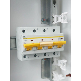 Выключатель автоматический модульный 4п C 100А 10кА ВА47-100 KARAT IEK MVA40-4-100-C