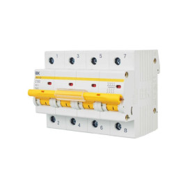 Выключатель автоматический модульный 4п C 100А 10кА ВА47-100 KARAT IEK MVA40-4-100-C