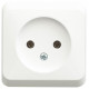 Розетка 1-м ОП Этюд 16А IP20 250В без заземл. без защ. шторок бел. SE PA16-001B