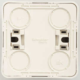 Розетка 1-м ОП Этюд 16А IP20 250В с заземл. без защ. шторок крем. SE PA16-003K