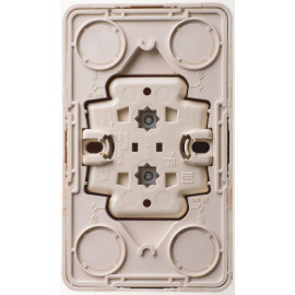 Розетка 2-м ОП Этюд Дача 16А IP20 250В без заземл. без защ. шторок сосна SE PA16-005D