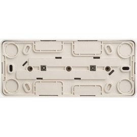 Розетка 3-м ОП Этюд 16А IP20 250В без заземл. без защ. шторок крем. SE PA16-009K