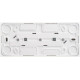 Розетка 3-м ОП Этюд 16А IP20 250В с заземл. без защ. шторок бел. SE PA16-011B