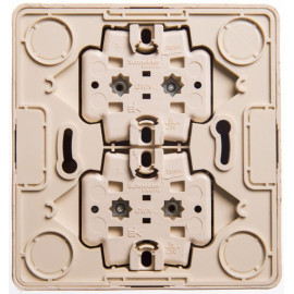 Розетка 4-м ОП Этюд 16А 250В с заземл. с заземл. защ. шторки сосна SE PA16-208D