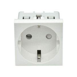 Розетка PRIMER с заземл. защ. шторки винт. зажим РКС-20-30-П-К бел. IEK PR-KK40D-RSZH-2-2-K01