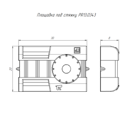 Площадка под стяжку для прямого монтажа бел. (уп.100шт) Промрукав PR13.0343