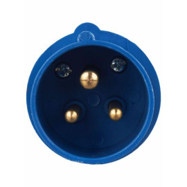 Вилка эл. каб. 16А 2P+PE 16А 220В IP44 ССИ-013 IEK PSR01-016-3