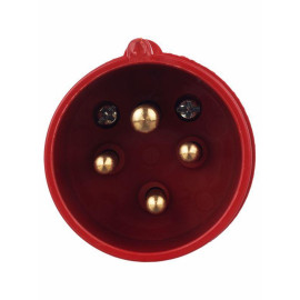 Вилка эл. каб. 16А 3P+PE 380В IP44 ССИ-014 IEK PSR02-016-4