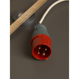 Вилка эл. каб. 16А 3P+PE 380В IP44 ССИ-014 IEK PSR02-016-4