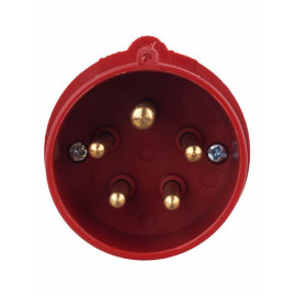 Вилка эл. каб. 16А 3P+PE+N 380В IP44 ССИ-015 IEK PSR02-016-5