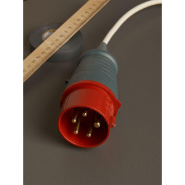 Вилка эл. каб. 16А 3P+PE+N 380В IP44 ССИ-015 IEK PSR02-016-5