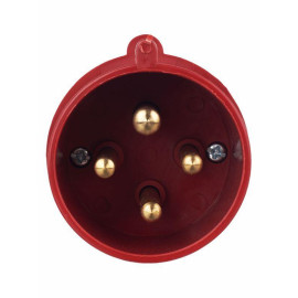 Вилка эл. каб. 32А 3P+PE 380В IP44 ССИ-024 IEK PSR02-032-4