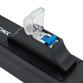 Блок розеток 8-м 10А IEC 60320 C13 для 19дюйм шкафов автомат защиты DKC R519IEC8CBC14