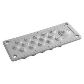 Ввод кабельный пластик V0 UL94. (16 отв.) IP54 DKC R5HTC16