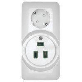 Розетка 2-м ОП Blanca / Прима 250В комбинир. для электроплиты 32А+силовая 16А (опт. упак.) бел. SE RA32-211R-B