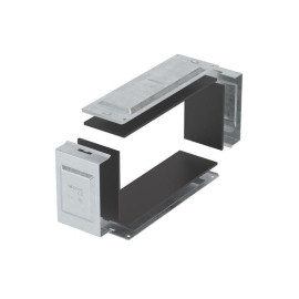 Комплект для обеспечения степени защиты IP44 в местах соединения секций лотков 300х50 цинк-ламель (аналог гор. оцинк.) DKC SIP00530HDZL