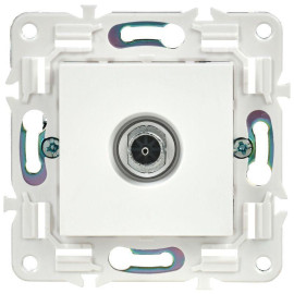 Розетка TV оконечная SKANDY SK-A12W арктич. бел. IEK SK-A10-O-K01