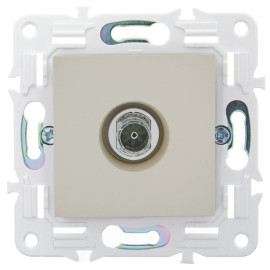 Розетка TV оконечная SKANDY SK-A12B беж. IEK SK-A10-O-K10