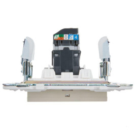 Розетка компьютерная RJ45 кат.5E SKANDY SK-K01B беж. IEK SK-K10-1-K10