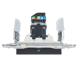 Розетка компьютерная RJ45 кат.5E SKANDY SK-K01G графит IEK SK-K10-1-K53