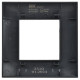 Рамка 1-м SKANDY SK-F01Bl черн. IEK SK-M12-K02