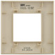 Рамка 1-м SKANDY SK-F01B беж. IEK SK-M12-K10