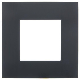 Рамка 1-м SKANDY SK-F01G графит IEK SK-M12-K53