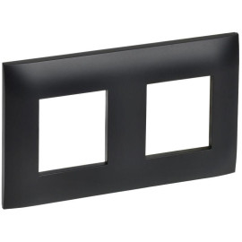 Рамка 2-м SKANDY SK-F02Bl черн. IEK SK-M22-K02