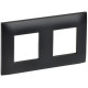 Рамка 2-м SKANDY SK-F02Bl черн. IEK SK-M22-K02
