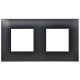 Рамка 2-м SKANDY SK-F02Bl черн. IEK SK-M22-K02