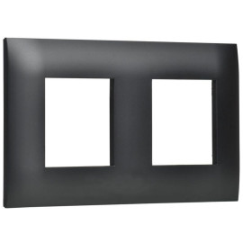 Рамка 2-м SKANDY SK-F02Bl черн. IEK SK-M22-K02
