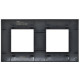 Рамка 2-м SKANDY SK-F02Bl черн. IEK SK-M22-K02