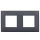 Рамка 2-м SKANDY SK-F02G графит IEK SK-M22-K53