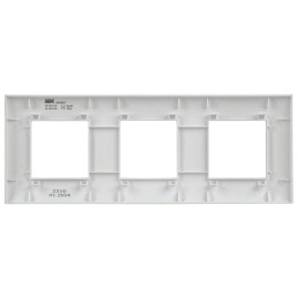 Рамка 3-м SKANDY SK-F03W арктич. бел. IEK SK-M32-K01