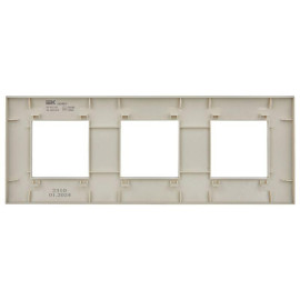 Рамка 3-м SKANDY SK-F01B беж. IEK SK-M32-K10