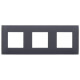 Рамка 3-м SKANDY SK-F03G графит IEK SK-M32-K53
